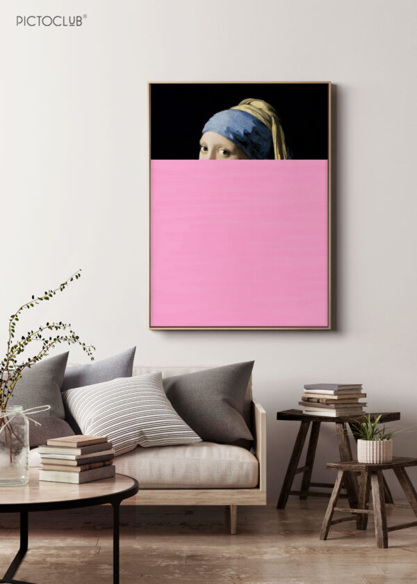 PICTOCLUB Painting- PEARL IN PINK -Pictoclub Originals-amb n