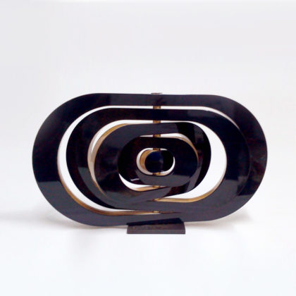 PICTOCLUB Sculpture - ARMILLAR 5 Black- Josecho López Llorens