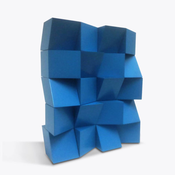 PICTOCLUB Sculptures - GLOSSY BLOCK BUILDING BLUE - Josecho López Llorens