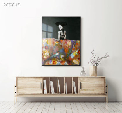 PICTOCLUB Painting Photographs - TATTOO MENINA - Alfredo Palmero