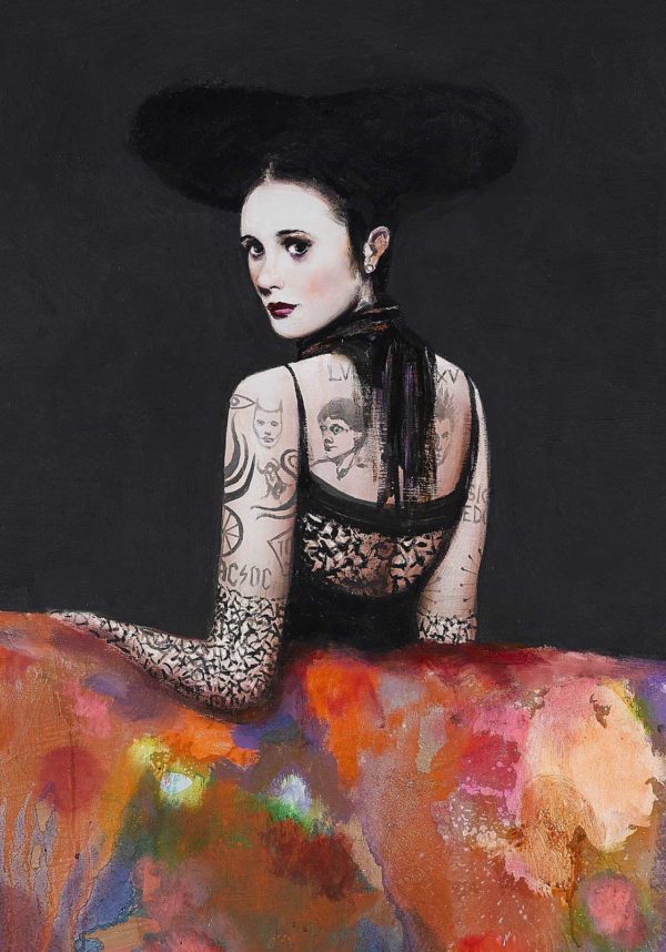 PICTOCLUB Painting Photographs - TATTOO MENINA - Alfredo Palmero