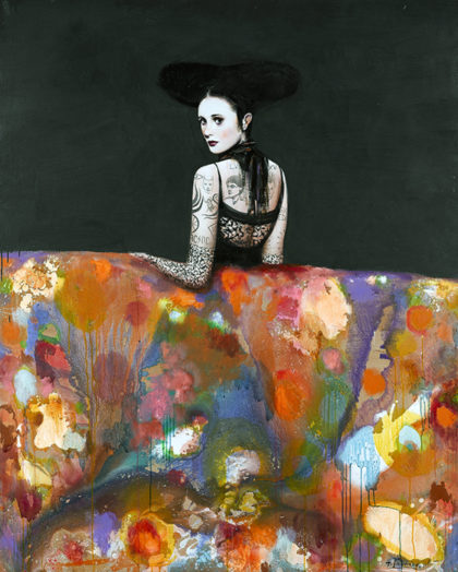 PICTOCLUB Painting Photographs - TATTOO MENINA - Alfredo Palmero