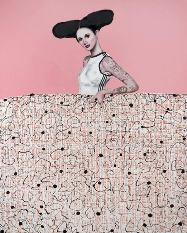 PICTOCLUB Painting Photographs - TATTOO PINK MENINA - Alfredo Palmero