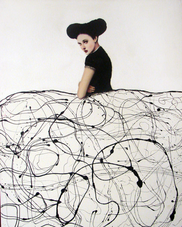 PICTOCLUB Painting Photographs - BLACK AND WHITE MENINA - Alfredo Palmero