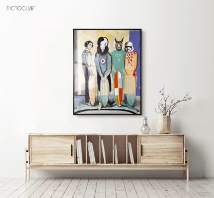 PICTOCLUB Painting Photographs - QUEEN LEI - Alfredo Palmero