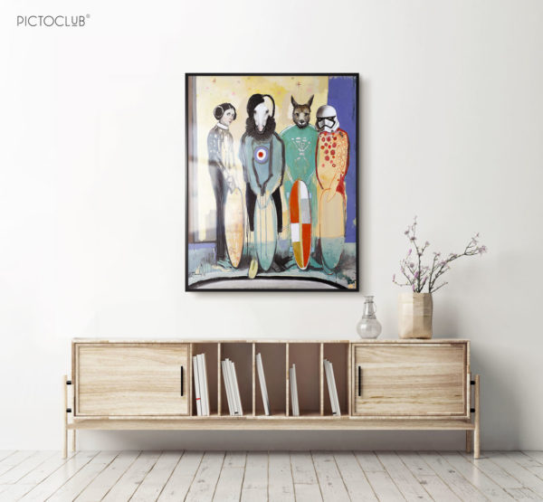 PICTOCLUB Painting Photographs - QUEEN LEI - Alfredo Palmero