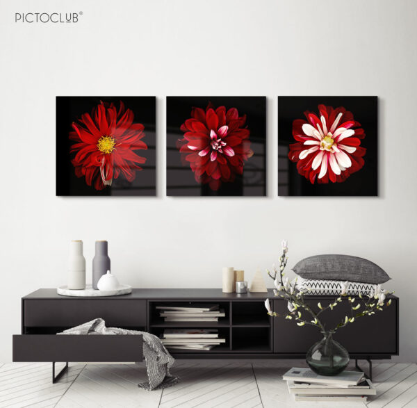PICTOCLUB Painting - RED FLOWER 3 - Pictoclub Originals