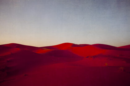 Sunset on the Sahara