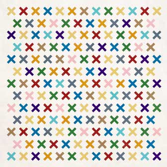 PICTOCLUB Painting - 163 CROSSES - Pictoclub Originals