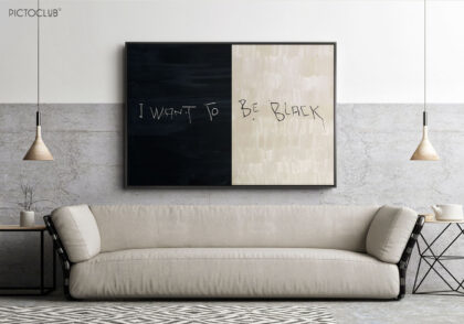 PICTOCLUB Painting - 2B BLACK - Pictoclub Originals