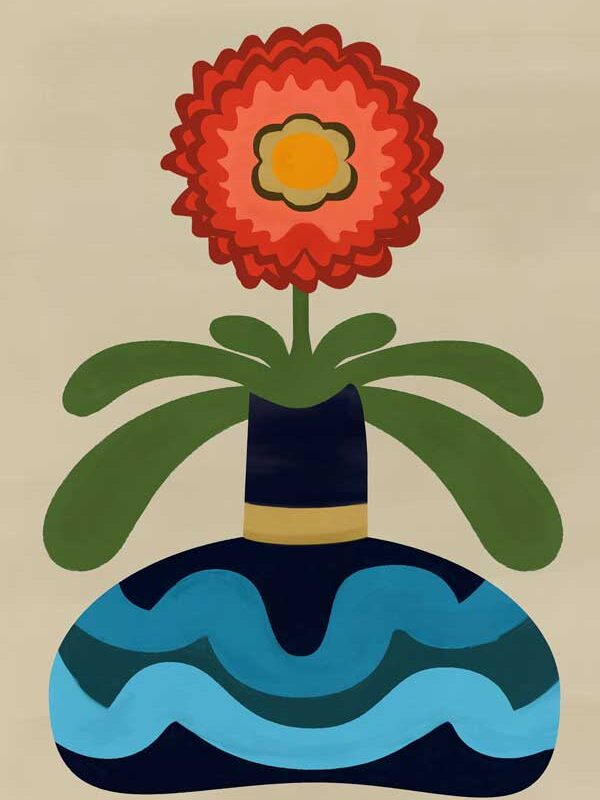 PICTOCLUB Painting - FLOWER POT 1- Pictoclub Originals